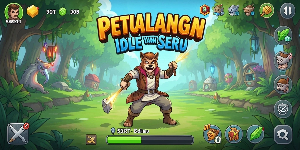 Tampilan gameplay 55RT yang menarik dan interaktif.