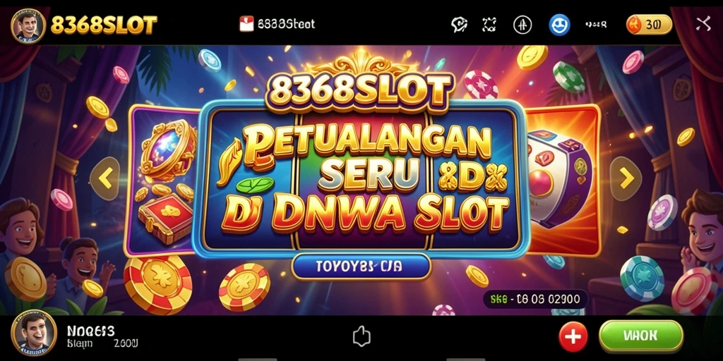 Screenshot gameplay 8368SLOT menampilkan aksi seru di dunia petualangan.