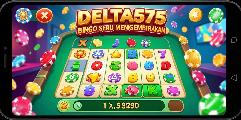 Tampilan menarik DELTA575 dengan gameplay seru Bingo.
