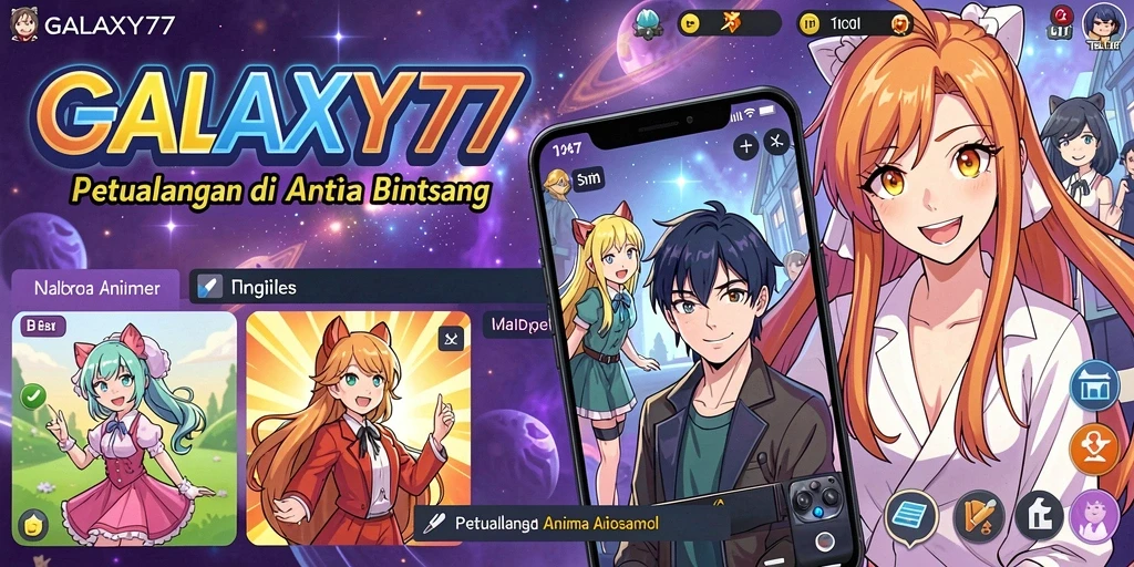 Tampilan gameplay GALAXY77 yang memukau dan menarik.