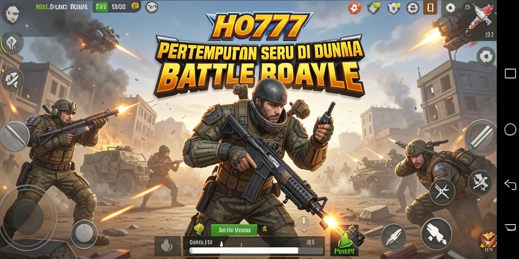 Gameplay seru dan mendebarkan di dunia Battle Royale.