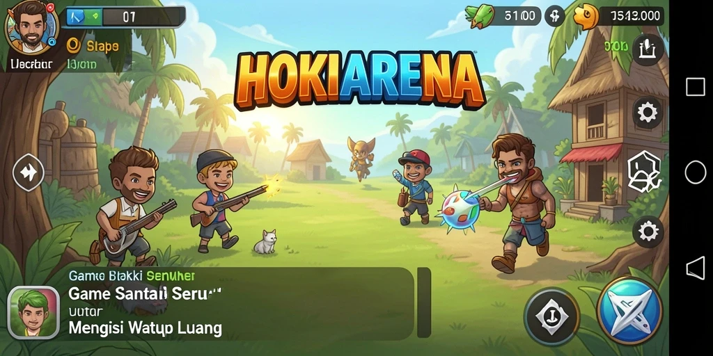 Tampilan menarik dari gameplay HOKIARENA yang mengasyikkan.