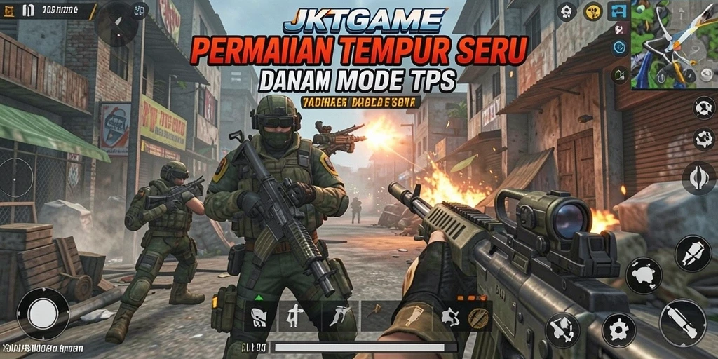 Tampilan gameplay seru dan mendebarkan di JKTGAME.