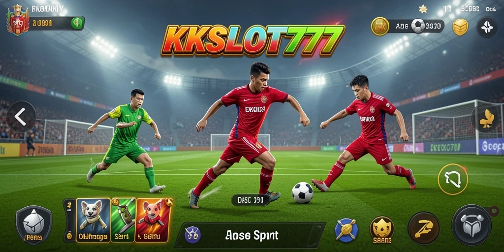 Tampilan gameplay KKSLOT777 saat pertandingan olahraga menarik.