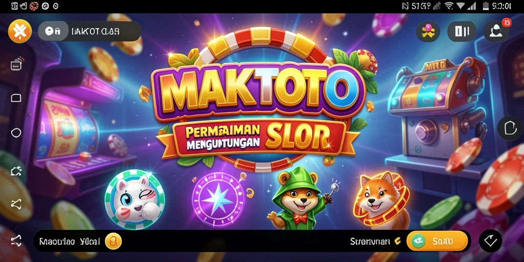 Screenshot gameplay MAKTOTO yang menampilkan keseruan permainan Slot.