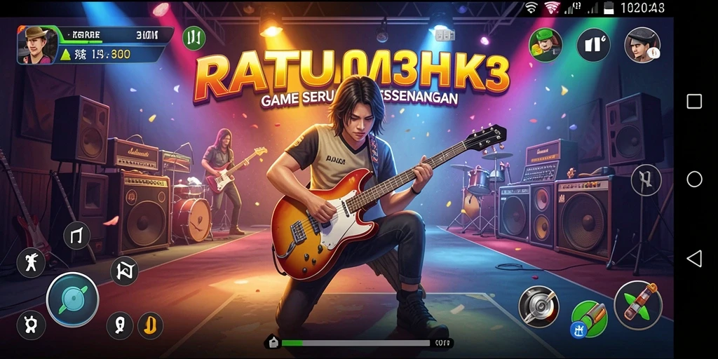 Tampilan utama gameplay <strong>RATU303</strong> yang penuh warna dan dinamis.