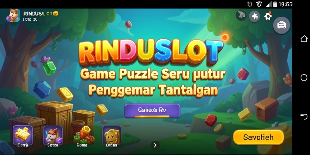 Tampilan gameplay RINDUSLOT yang menantang dan menarik.