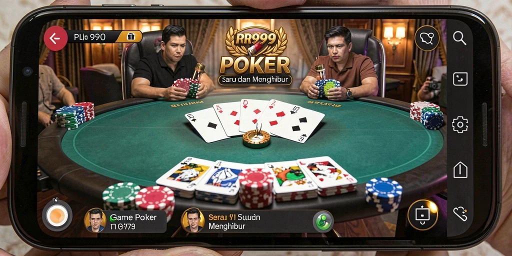 Tangkapan layar gameplay poker di RR999 yang seru dan menarik.