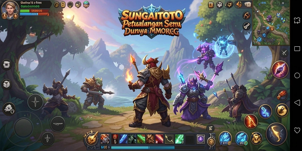 Tangkapan layar gameplay SUNGAITOTO menampilkan aksi seru dan lingkungan yang memukau.