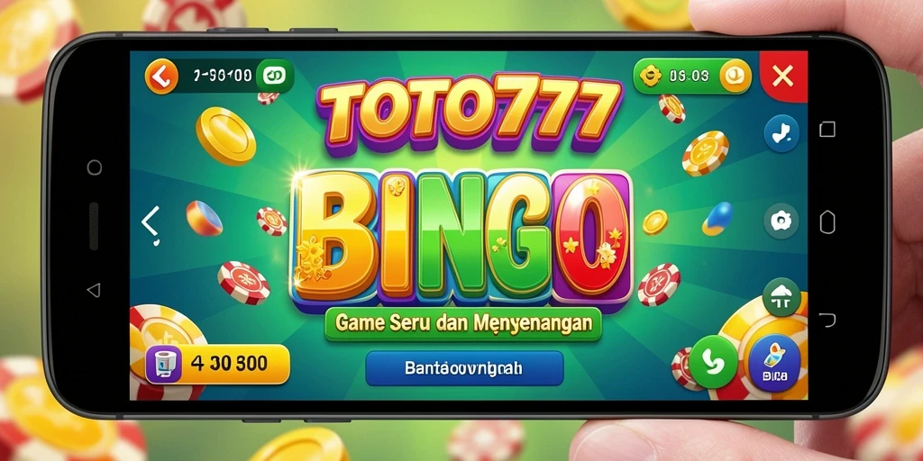 Screenshot gameplay TOTO777 menampilkan suasana permainan Bingo yang seru.